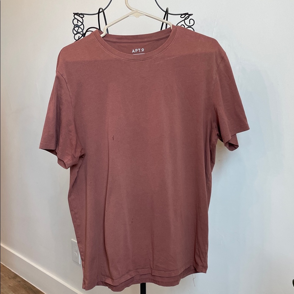 Apt. 9 Men's Dusty Rose Short Sleeve Tee